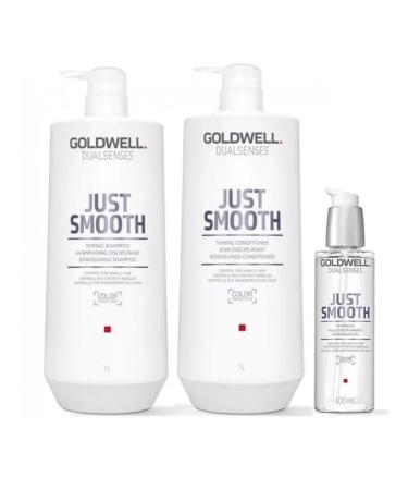 Goldwell Just smooth shampoo for smooth hair 1l - Buy Online on GoSupps.com