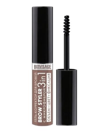 LUXVISAGE Brow Styler 3 in 1 eyebrow gel corrector tone 03 6g