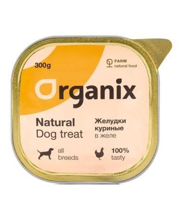 Organix Dog treating stomach chickens in jelly 0.3kg
