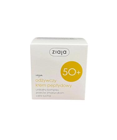 Ziaja Saturated cream nutritious for the face against wrinkles 50+ 50ml - Buy Online on GoSupps.com