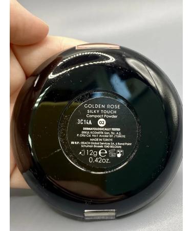 golden rose Facial powder compact Silky Touch Compact Powder tone 02 - Buy Online on GoSupps.com