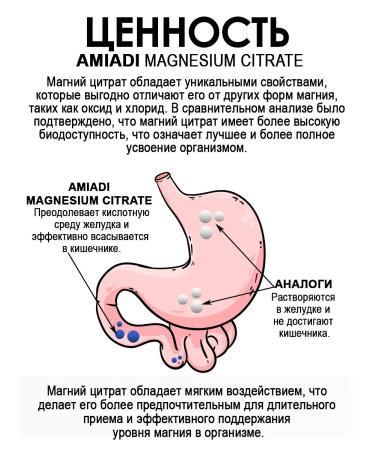 Amiadi Magnesium B6 citrate - Buy Online on GoSupps.com