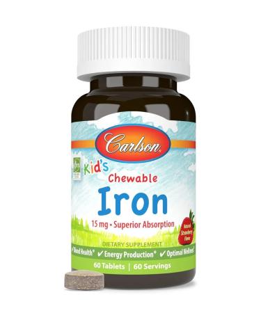 Carlson Iron iron for children 15 mg 60 tablets