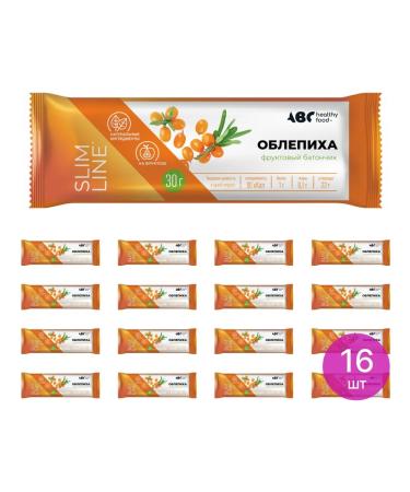 ABC Healthy Food Fruit diet bar with sea buckthorn 30g 16 pcs