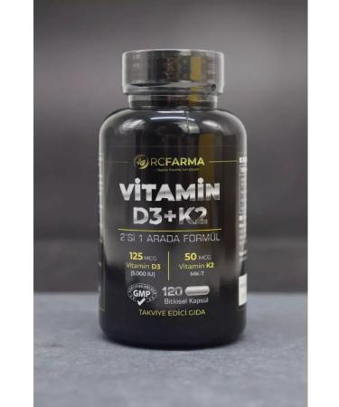 rc farma Vitamin D3K2 5000 dietary dietary - Buy Online on GoSupps.com
