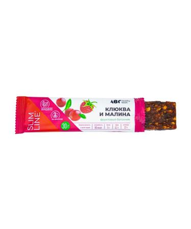 ABC Healthy Food Fruit dietary bar with cranberry and raspberry 30g - Buy Online on GoSupps.com
