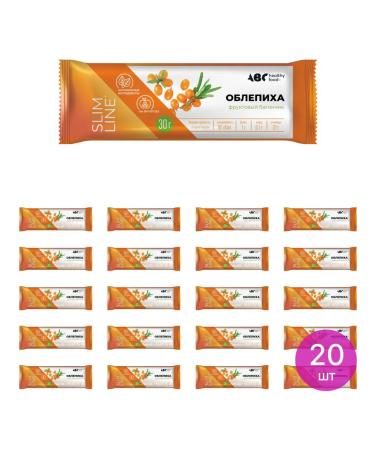 ABC Healthy Food Fruit diet bar with sea buckthorn 30g 20 pcs