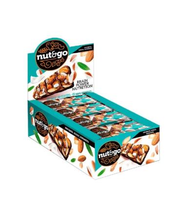 nut&go Almond bar with coconut 36 g 18 pcs
