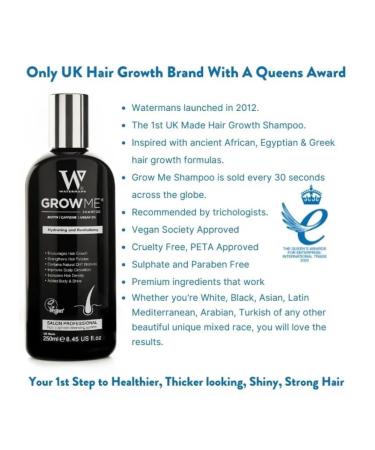 Watermans Hair growth Grow Me 250 ml - Buy Online on GoSupps.com
