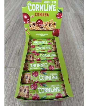 KDV Cornline Grain Baton with Cranberry 30 g (packaging 18 pcs) - Buy Online on GoSupps.com