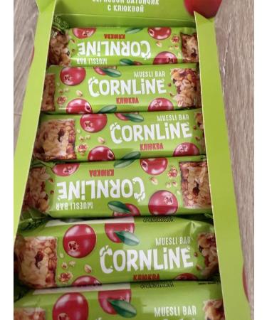 KDV Cornline Grain Baton with Cranberry 30 g (packaging 18 pcs) - Buy Online on GoSupps.com