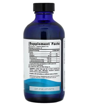 Nordic Naturals Omega-3 1560 mg 237 ml - Buy Online on GoSupps.com