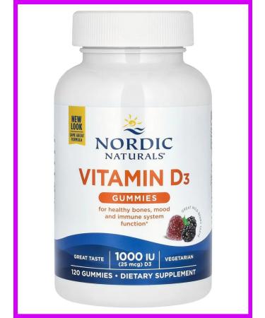 Nordic Naturals Vitamin D3 1000 IU (25 g) 120 tablets