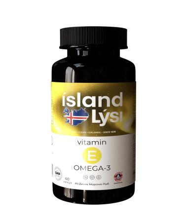 Lysi Omega-3 fox vitamin E 60pcs
