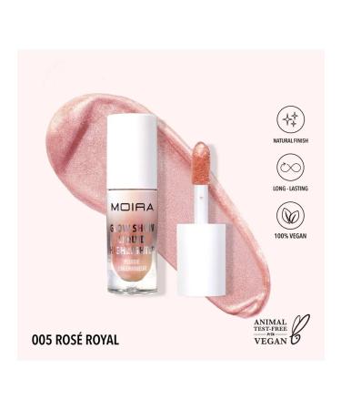 MOIRA Glow Show liquid highlighter (005 Rose Royal)