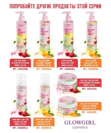 GLOWGIRL cosmetics Shower gel moisturizing "shining citrus" 250ml - Buy Online on GoSupps.com