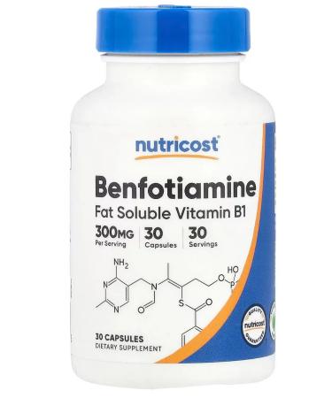 Nutricost Benfotiamine 300 Mg