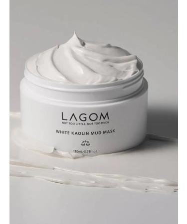 Lagom Clay face mask White Kaolin Mud Mask - Buy Online on GoSupps.com