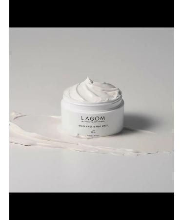 Lagom Clay face mask White Kaolin Mud Mask - Buy Online on GoSupps.com