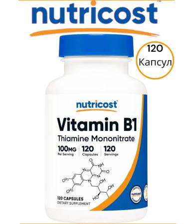 Nutricost Drill additive vitamin B1 100 mg 120 capsules