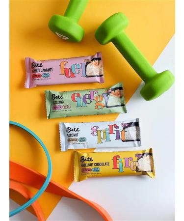 Take a Bite Protein bars without sugar BITE Raspberry 6 pcs - Buy Online on GoSupps.com