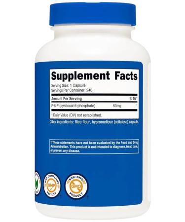 Nutricost P-5-P Pyridoxal-5'-phosphate vitamin b6 - Buy Online on GoSupps.com