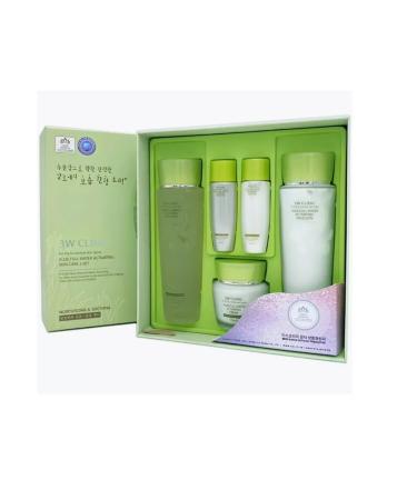 3W Clinic Aloe Full Water Activating Skin Set
