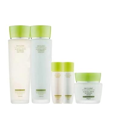 3W Clinic Aloe Full Water Activating Skin Set - Buy Online on GoSupps.com