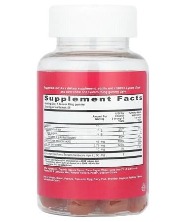 GummiKing Buzina for children for immunity 60 chewing tablets - Buy Online on GoSupps.com