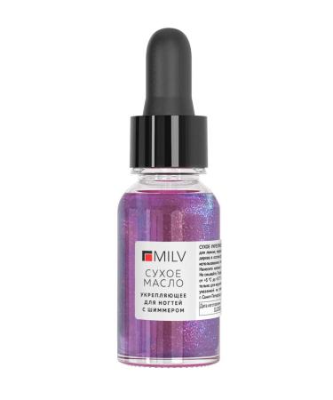 MILV Dry oil for cuticle and nails with Marshmallow shimmer - Buy Online on GoSupps.com