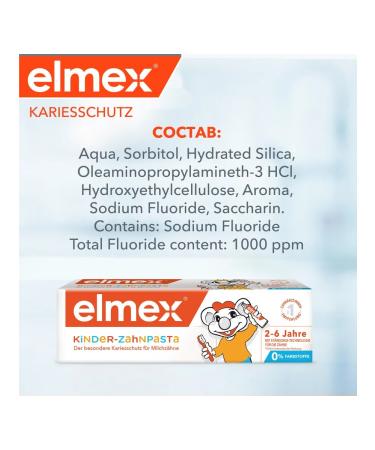 Elmex Baby paste Kids from caries 50 ml - Buy Online on GoSupps.com