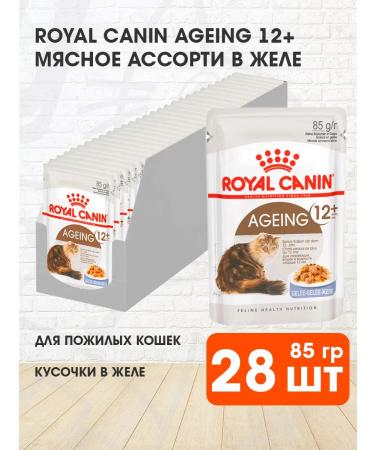 ROYAL CANIN Wet food for elderly cats 12+ years jelly 85 g 28 pcs