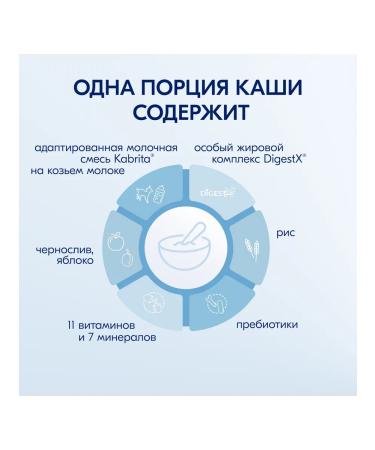 Kabrita Rice porridge with prunes and apple on a goat milk 5 months+ - Buy Online on GoSupps.com