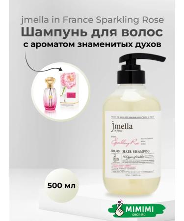 JMELLA Perfumed hair shampoo "Sparkling Rose"