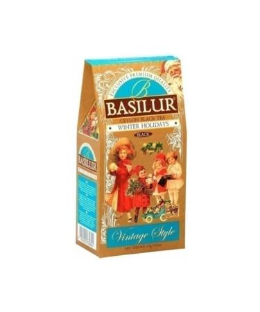 Tea black basilur winter holidays 85 grams