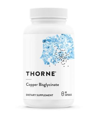 Thorne Research Copper bisglicinate 2 mg Copper 60 capsules