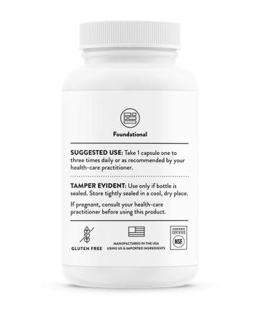 Thorne Research Copper bisglicinate 2 mg Copper 60 capsules - Buy Online on GoSupps.com