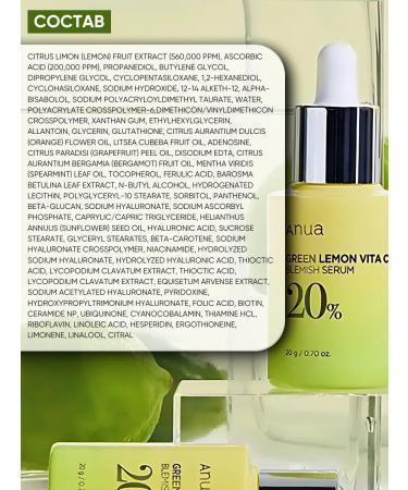 Anua Wittish with vitamin C for the face moisturizing - Buy Online on GoSupps.com