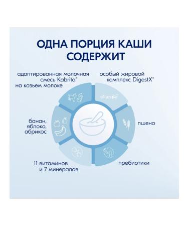 Kabrita Wheat porridge with banana apple and apricot 6+ month - Buy Online on GoSupps.com