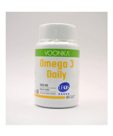 Voonka Omega 3 fish oil in capsules to adults T rkiye 60 pcs - Buy Online on GoSupps.com
