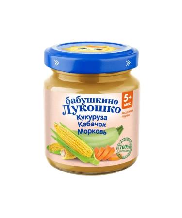 grandma's basket Corn zucchini carrots 100 g x 6 pcs - Buy Online on GoSupps.com