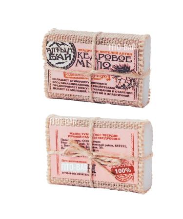 FITOBAR Cedar soap "Altyn Bai" 4 pcs x 80 g - Buy Online on GoSupps.com