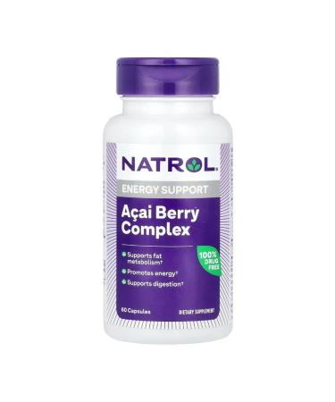 NATROL Acai Berry Diet weight loss 60 capsules