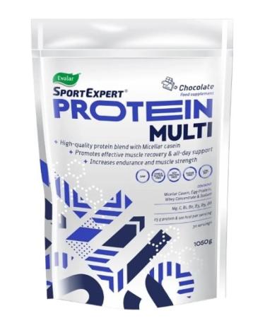 Evalar Sportspert protein with chocolate taste 1050 gr powder