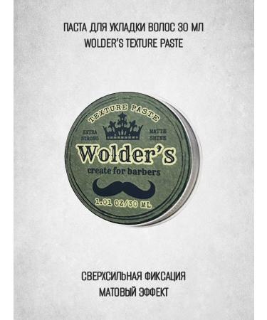 Wolder's Texturing paste for styling hair matte 30 ml
