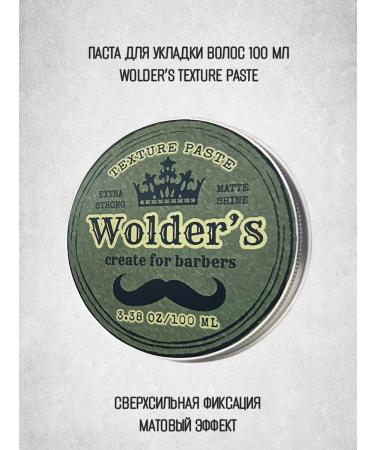 Wolder's Texturing paste for hair styling matt 100 ml
