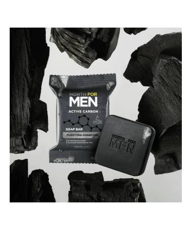 Oriflame Soap for men North For Men Activ Carbon Poland