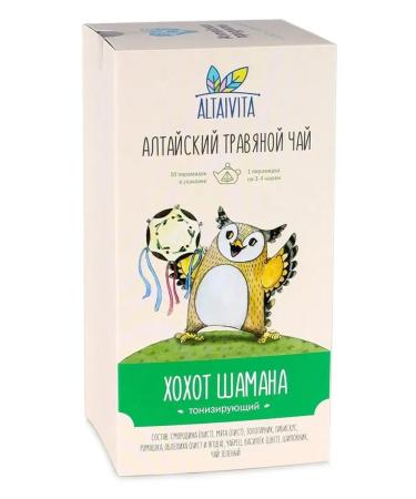 ALTAIVITA Herbal tea in pyramids laughter shaman 40 g 10 pyramids - Buy Online on GoSupps.com