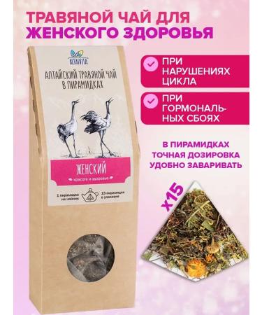 ALTAIVITA Women's tea with a borial uterus and a red brush 60 g
