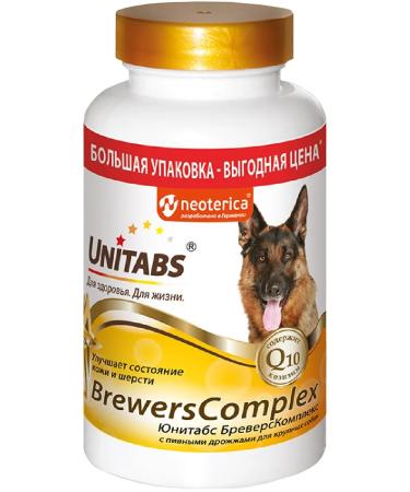 UNITABS Brewerscomplex vitamins for large dogs Beer yeast 200t